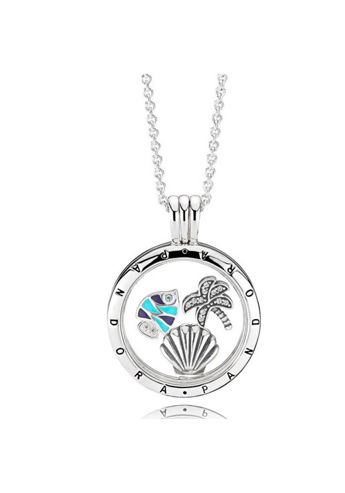  AGOTADO Collar PANDORA LOCKET PETITES MOMENTS PARISO TROPICAL